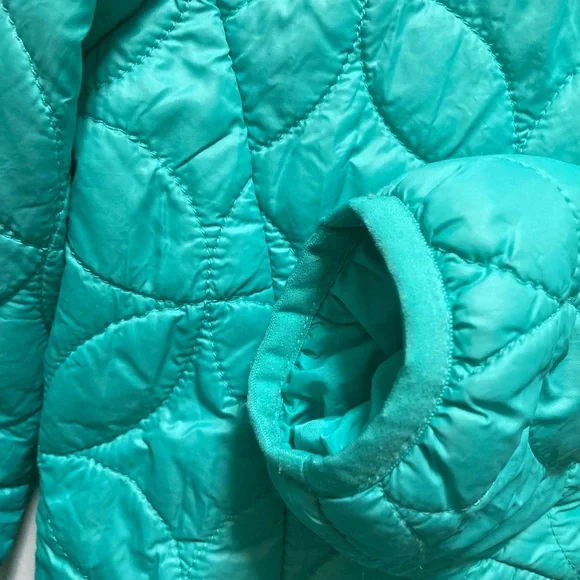 The North Face Teal Quilted Jacket Women’s Size Small - Picture 6 of 12